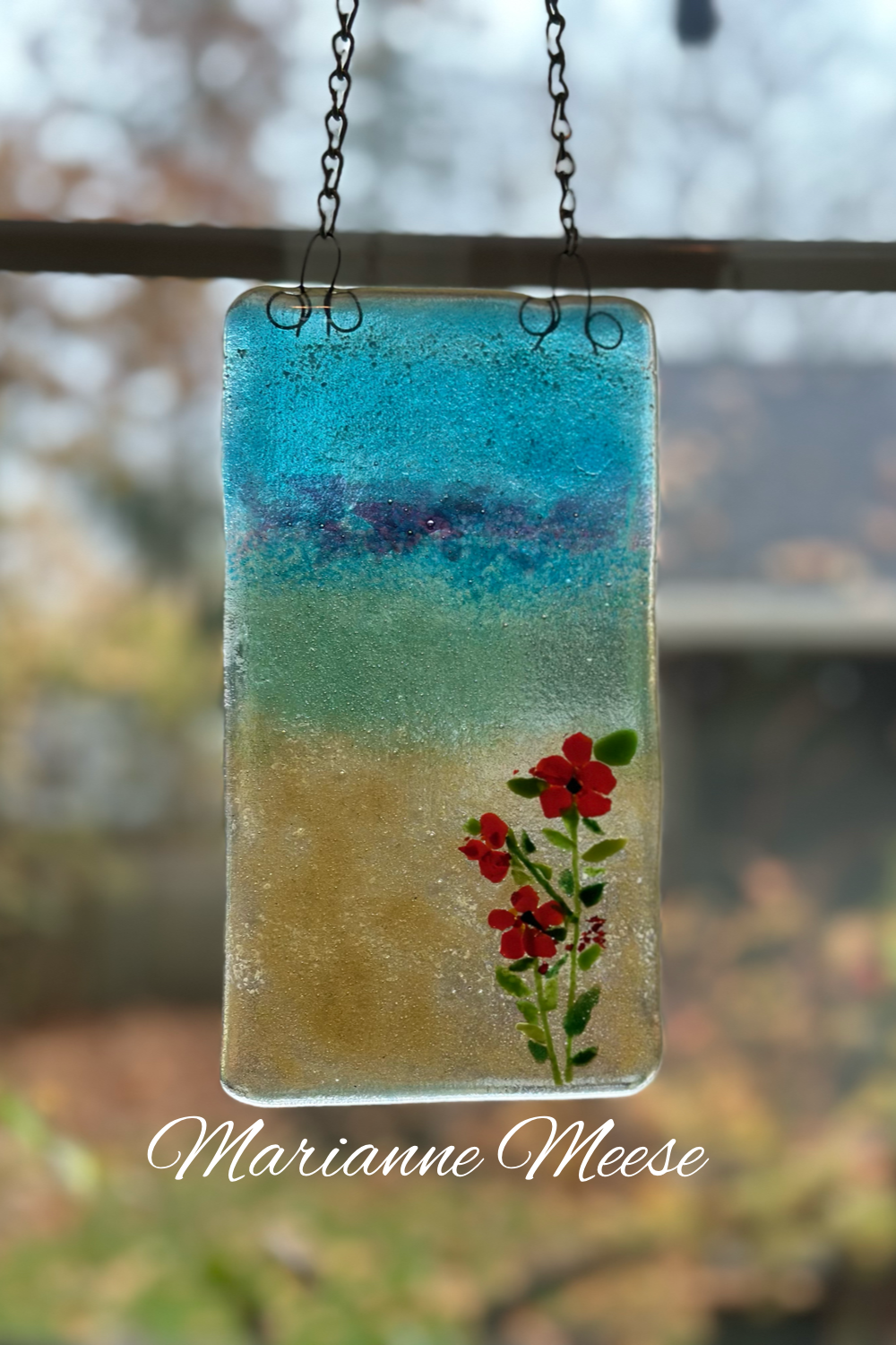 Beach Scene with Hibiscus