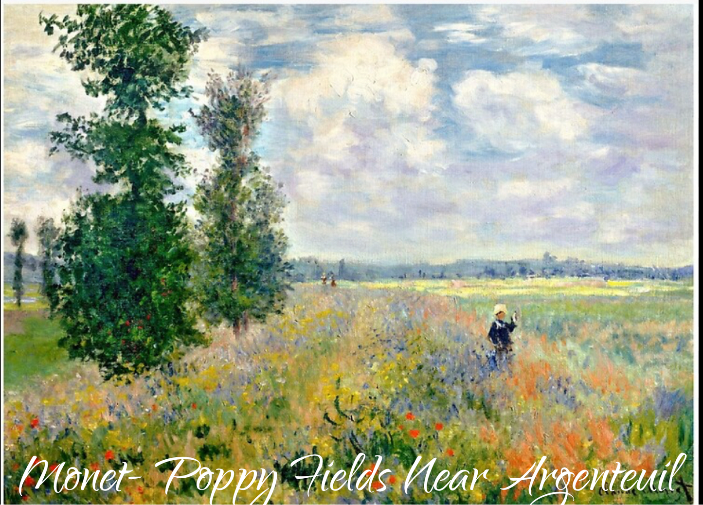 Claude Monet- Poppy Fields Near Argenteuil