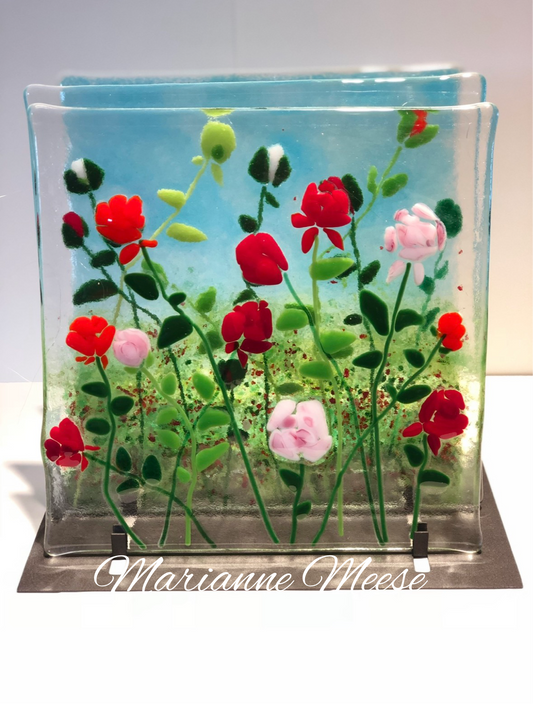 3 Panel Roses
