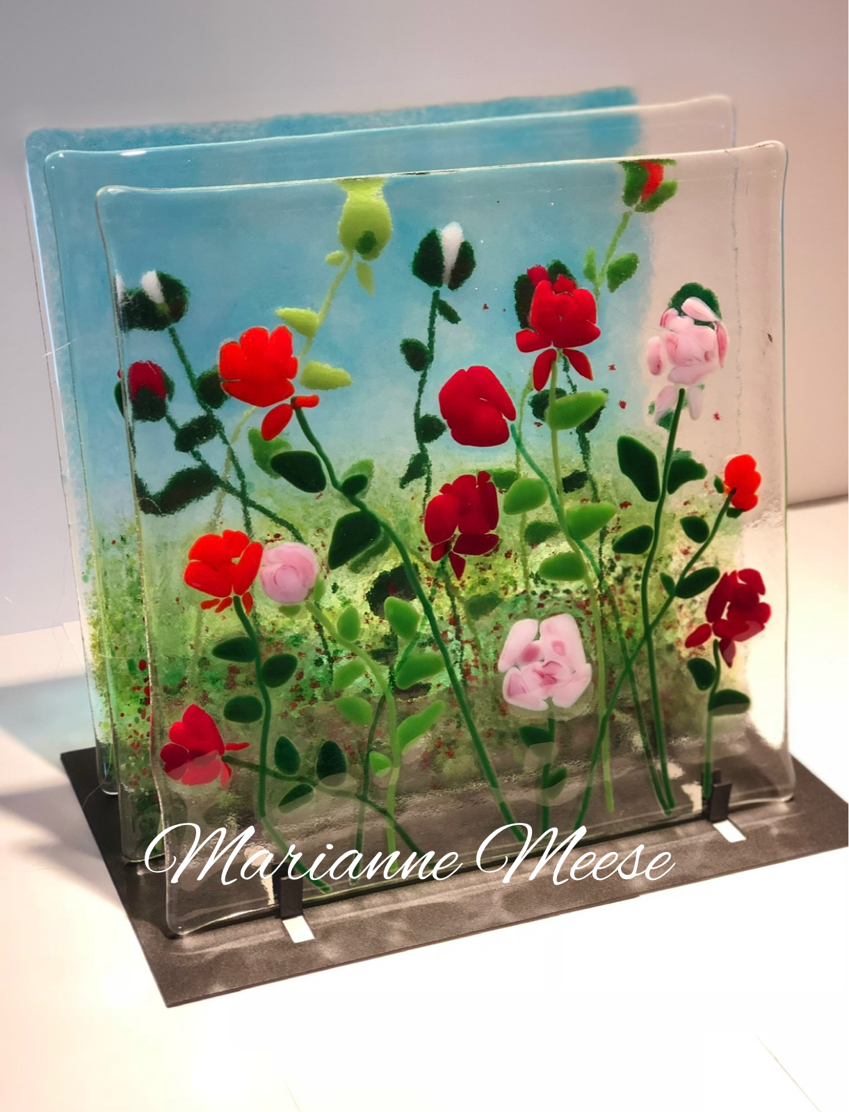 3 Panel Roses